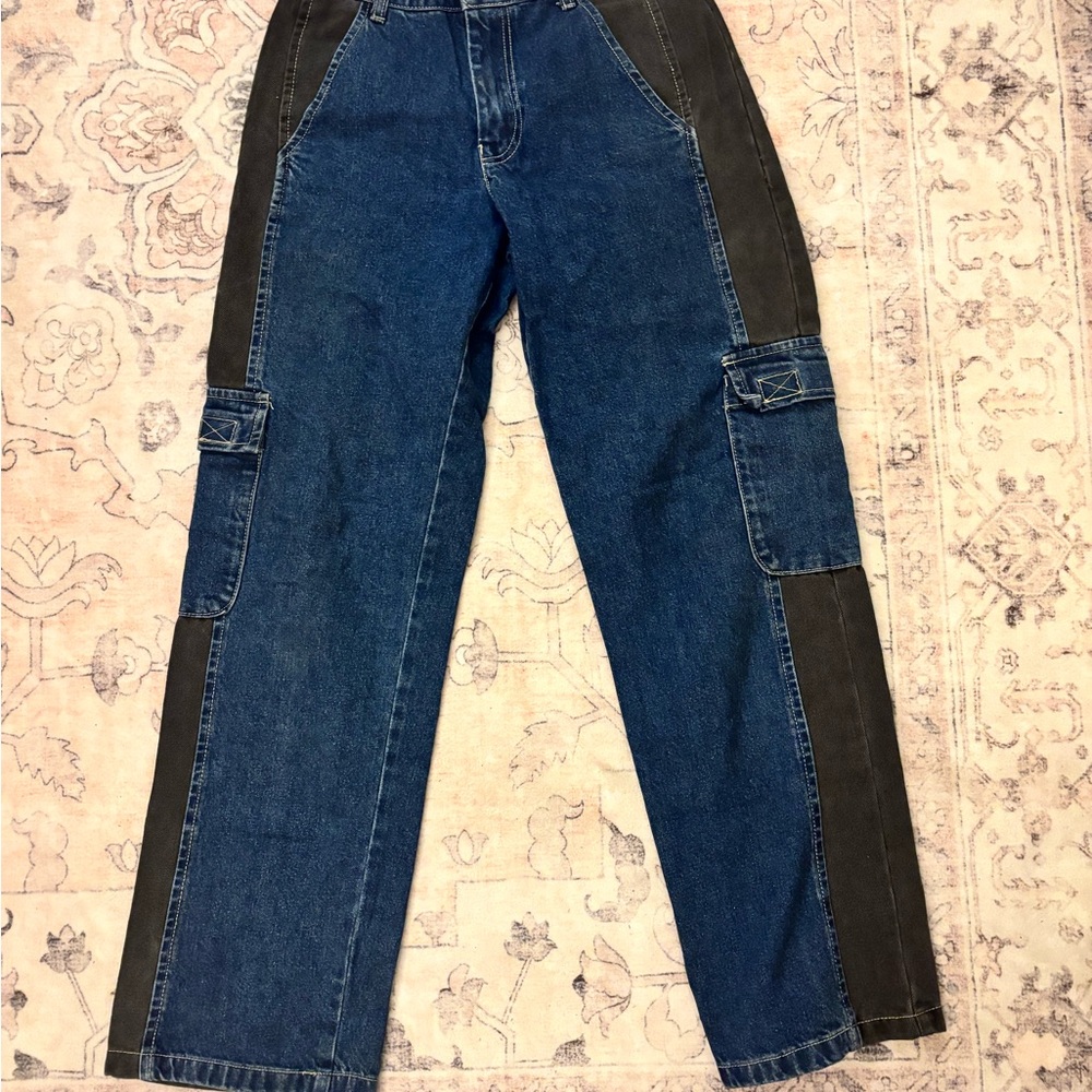 Forever 21 Dark and Light Denim Jeans